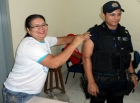 ARIQUEMES - Policiais Militares do 7� BPM s�o vacinados contra gripe