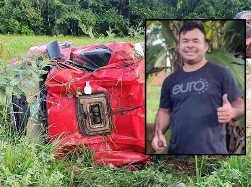 Tragédia na BR-364: Caminhoneiro morre no trajeto Porto Velho a Rio Branco em acidente com carreta de combustível