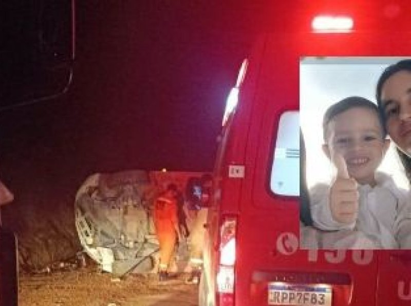 Tristeza: mãe e filho de apenas 02 anos, morrem em acidente com caminhonete, em Vale do Anari