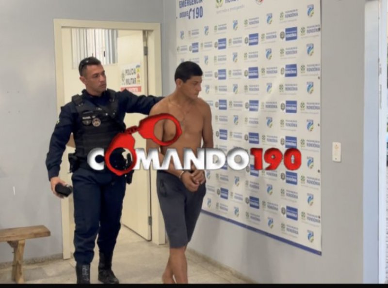 Polícia Militar Recaptura Foragido no Bairro Rondon em Ji-Paraná