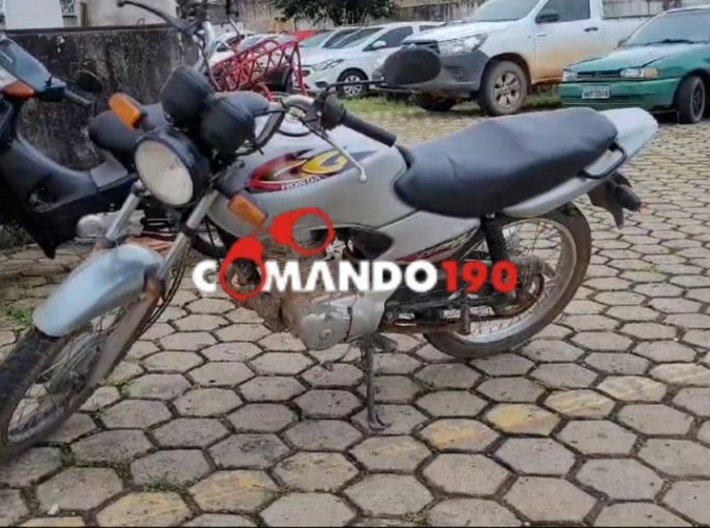 Motocicleta Furtada é Recuperada em Ji-Paraná