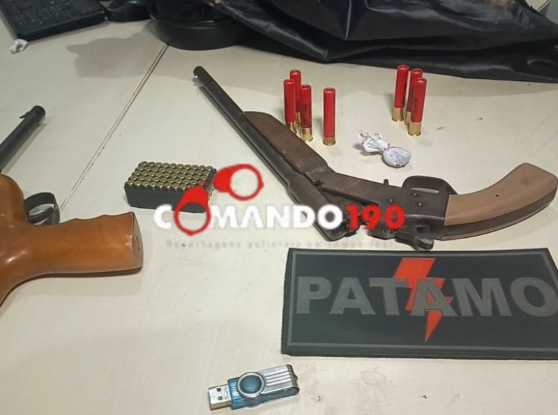 Polícia de Ji-Paraná prende dois jovens com duas armas de fogo