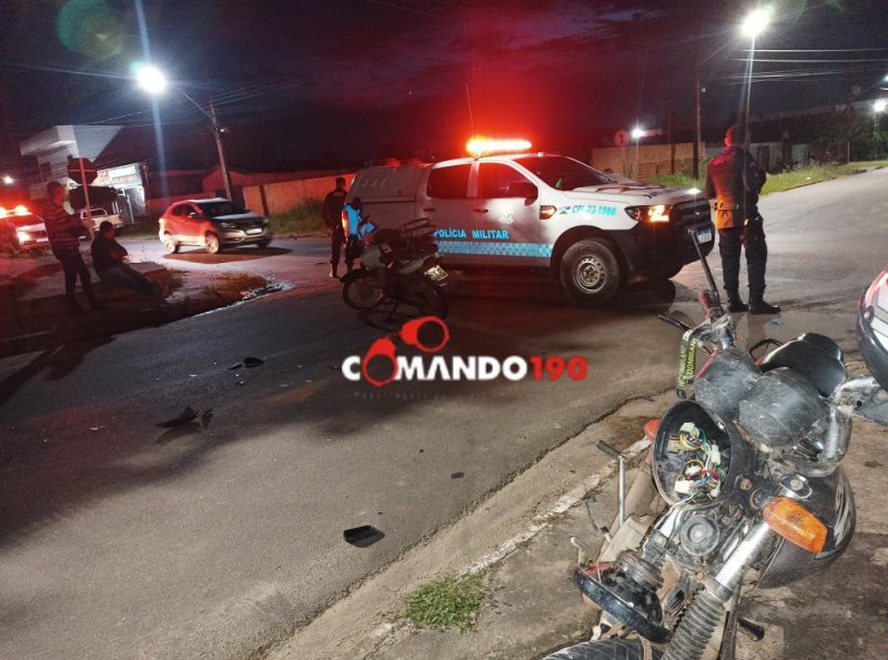 Acidente de Trânsito em Ji-paraná: Colisão entre Motocicletas na Rua T-23 com Rua São Paulo 