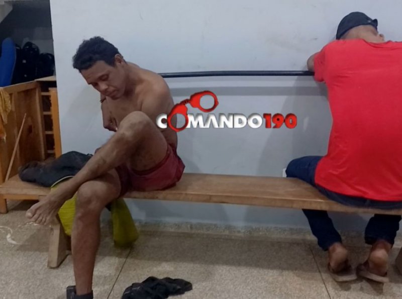 Polícia Militar prende dois indivíduos com tornozeleira eletrônica suspeitos de furto em Ji-Paraná