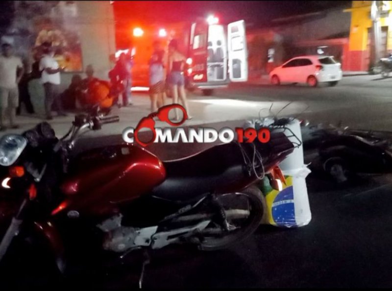 Acidente de duas Motocicletas é registrado em Ji-Paraná 